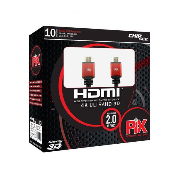 Cabo HDMI 2.0 4K Ultra HD C/ Filtro (10m)