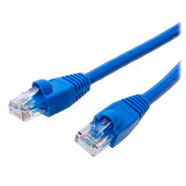 Cabo De Rede Patch Cord Azul 1 Metro