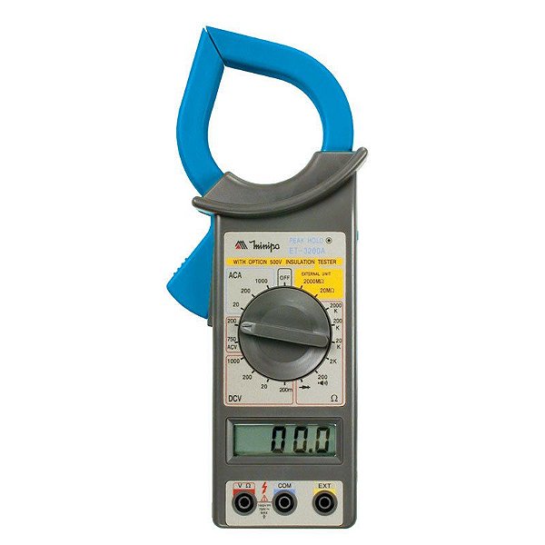 Alicate Amperímetro Digital ET-3200A - Minipa