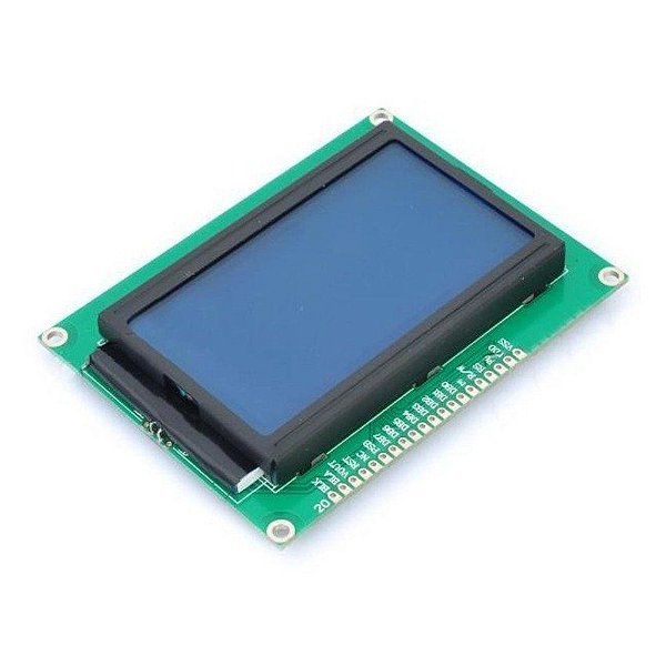 Display LCD Gráfico 128x64 (Azul)