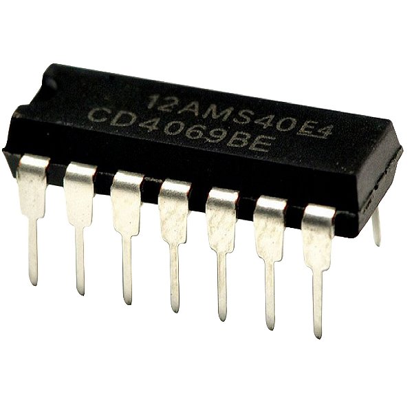 Circuito integrado CD4069 - Porta NOT