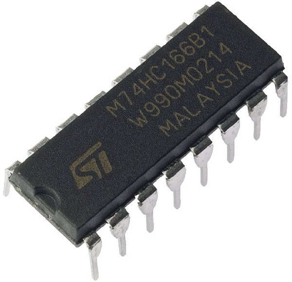 Circuito integrado 74HC166 - Shift Register