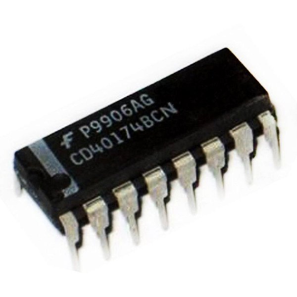 Circuito integrado CD40174 - CMOS Flip-Flop D
