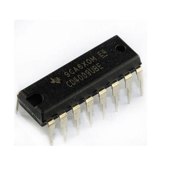 Circuito integrado CD4009 - CMOS Buffers/Converter