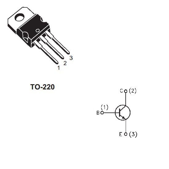 Transistor PNP - TIP42C