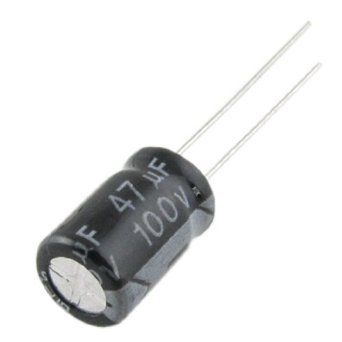 Capacitor Eletrolítico 47uF / 100V