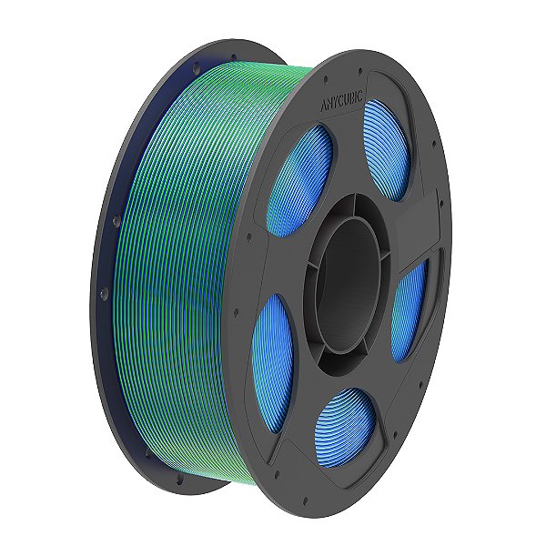 Filamento Anycubic - PLA Silk Dual Color - Azul Verde