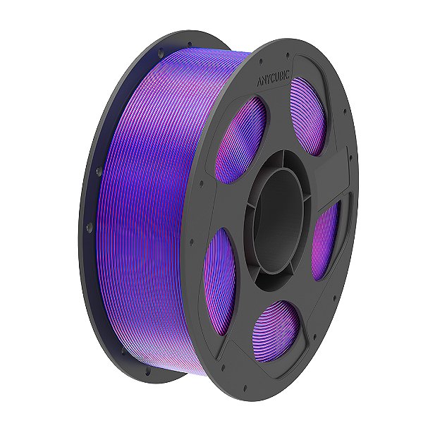 Filamento Anycubic - PLA Silk Dual Color - Azul Vermelho
