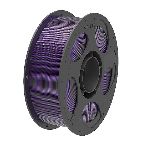 Filamento Anycubic - PLA Silk Dual Color - Preto Roxo