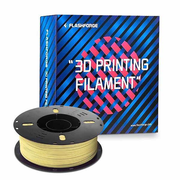 Filamento Flashforge - PLA Lite - Amarelo Creme