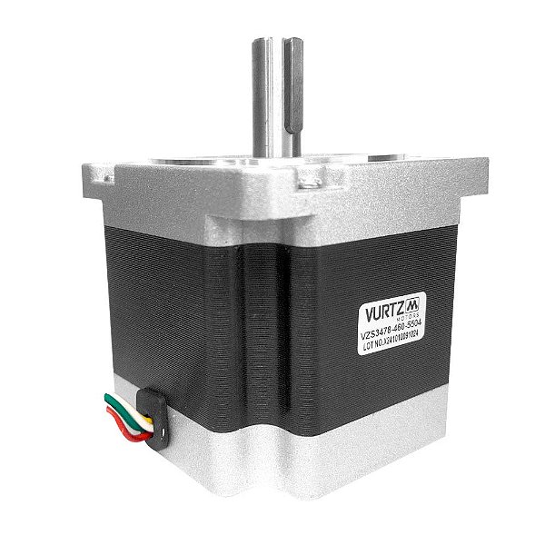 Motor de Passo Nema 34 - 46,0 Kgf.cm / 5,5A - Vurtz