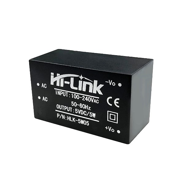 Conversor AC/DC - HLK-5M05 - 5W / 5V