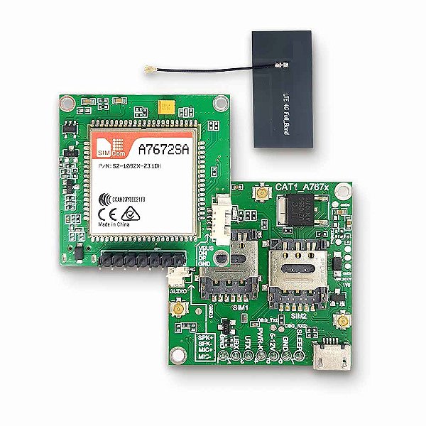 Módulo GSM A7672SA (LASE) 4G LTE - Antena FCP