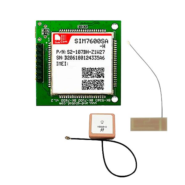 Módulo GSM SIM7600SA 4G LTE GPS - Antena FCP/GPS