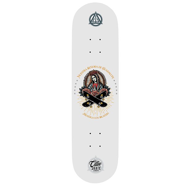 Shape Ollie Skate Crew 100% Marfim Tamanho 8.0 Polegadas