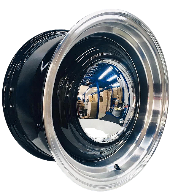 4 Rodas Smoothie Preta Diamantada Aro 17 / Tala 7 / 6 Furos  /  Picape Chevrolet