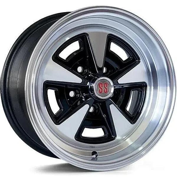 4 RODAS KR M8 MODELO OPALA SS / ARO 15 / 2 TALAS / (5X114) ET20/30