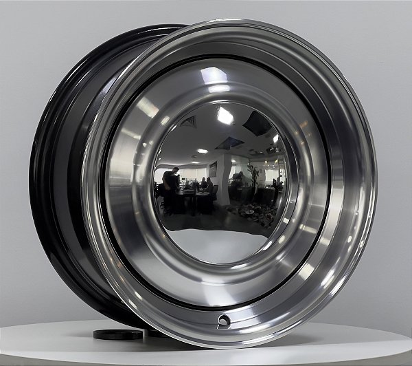 Jogo de Rodas SMOOTHIES Aro 15 Tala 5,5 furação 4X130 offset 15 DIAMANTADA - Fusca