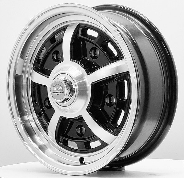 Jogo de Rodas SPRINTSTAR Aro 15 Tala 6,5 furação 5X205 offset 0 Preta Diamantada