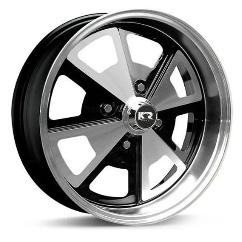 R84 Porsche Aro 14 tala 6 furação 4X130 offset 27 PRETA DIAMANTADA