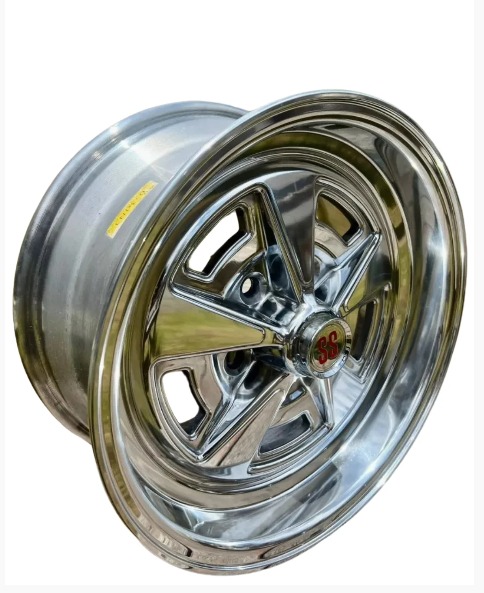 Jogo de roda Opala SS Polida Aro 15" / Tala 7" / Furação 5x114,3 / Off-set 25