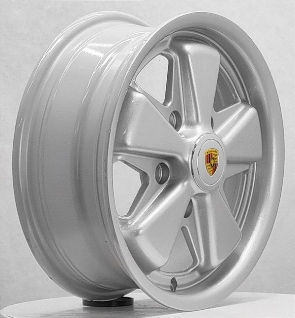 Jogo de Rodas 911 Aro 15 furação 5x112 - (Tala 4,5/5,5/6,5) off-set 15/20/30 - Prata