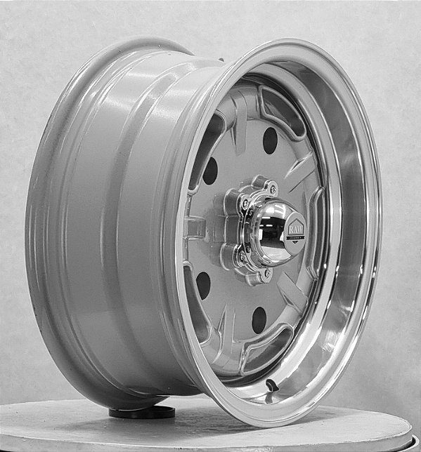 Jogo de Rodas Raw Classic Speed Master Aro 15 tala 4,5 e 6,5 furação 5X205 offset 14 e 20 GRAFITE