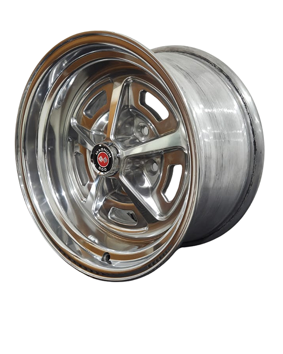 Jogo de Rodas Magnum M10 15 Polida Prata
