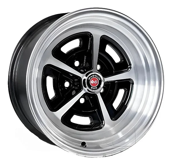 Jogo de Rodas Magnum 500 Aro 17 / tala 7 / furação 5x114 offset 25 Preto Diamantado