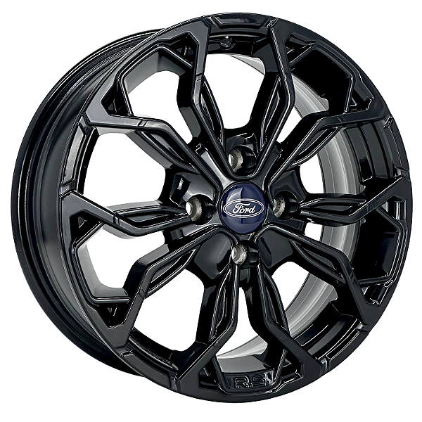 Jogo de Rodas VW, GM, FIAT, OUTROS Aro 17 / tala 7 / furação 4x100, 4x108, 4x114, 5x100, 5x108 e 5x114 offset 42 Preto e Preto Diamantado