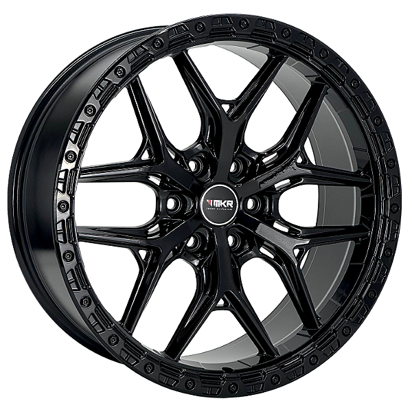 Jogo de Rodas Modelo M33 HF6-4 Aro 20 / tala 8,5 / furação 5x120, 5X127, 6x114, 6x135 e 6x139 Offset -5 e 20 Preto, Preto Fosco, Grafite Fosco Borda Preto e Dourado Borda Preto