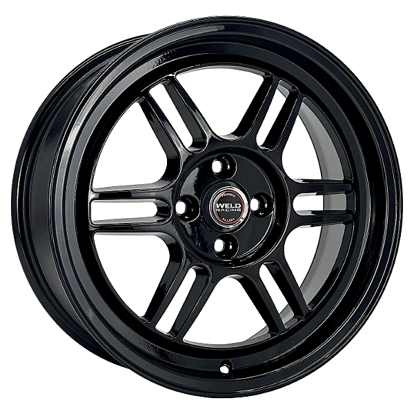 Jogo de Rodas Enkei Rpf1 Aro 17 / tala 7 / furação 4x100, 4x108, 5x100,5x112 e 5x114 Offset 40 Preto e Prata Especial