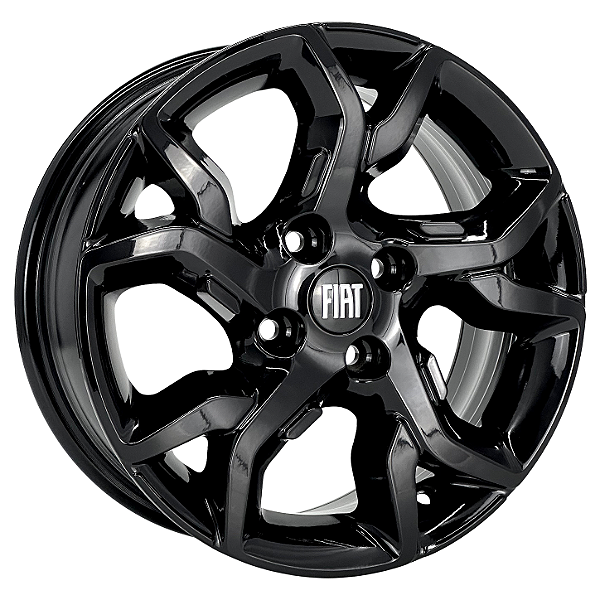 Jogo de Rodas KR R92 SPORT Aro 17 / tala 6 / furação 4x98 Offset 44 Preto e Preto Diamanatado