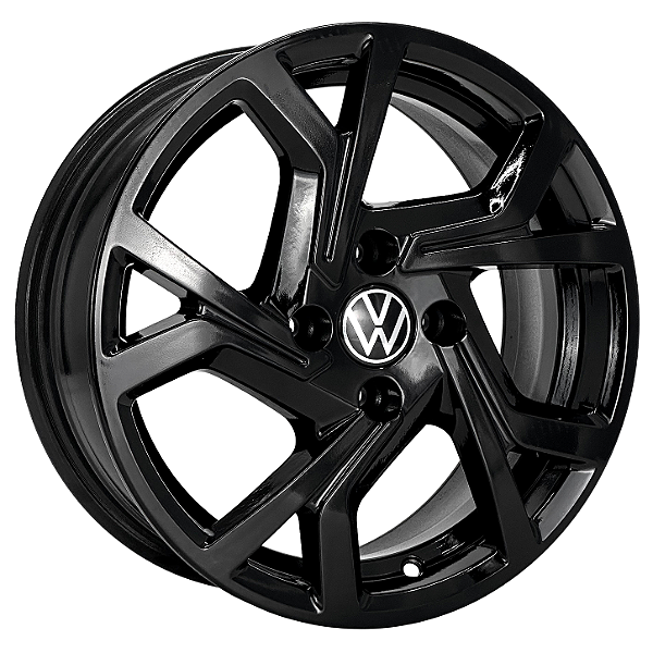 Jogo de Rodas KR R94 GTI Aro 17 / tala 7 / furação 4x100, 5x100 e 5x112 Offset 38 Preto, Preto Diamantado e Preto Brilhante