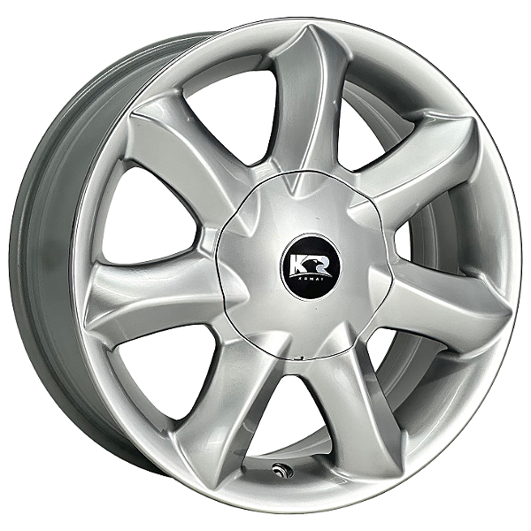 Jogo de Rodas KR K54 Infiniti Fx35 Aro 15 / tala 6 / furação 5x100 e 5x112 Offset 36 Prata Especial
