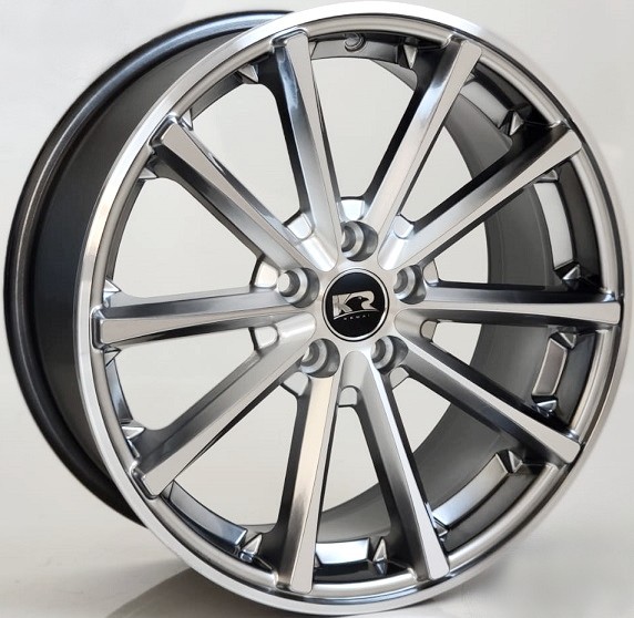 Jogo de Rodas KR K63 Eclipse Aro 20 / tala 8 / furação 5x114 Offset 35 Preto Brilhante