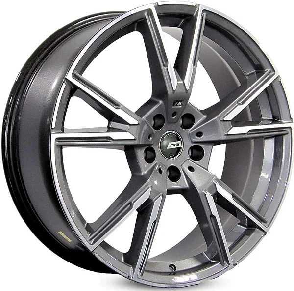 Jogo de Rodas RAW BMW M240i Aro 20 / tala 8 e 9 / furação 5x112 e 5x120 Offset 25, 38, 40 e 44 Grafite Diamantado