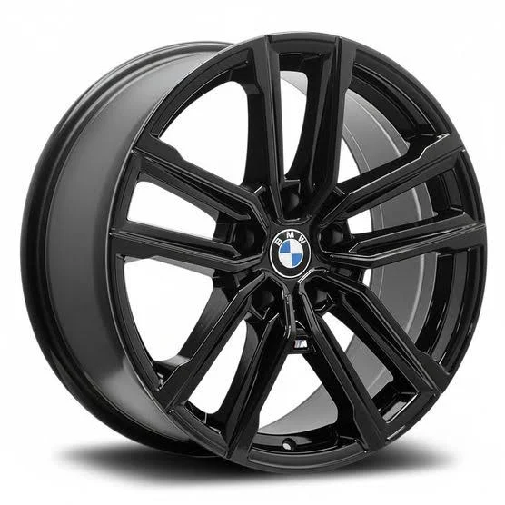 Jogo de Rodas RAW BMW M440i Aro 20 / tala 8 e 9 / furação 5x112 e 5x120 Offset 27, 35, 40 e 42 Preto e Preto Diamantado