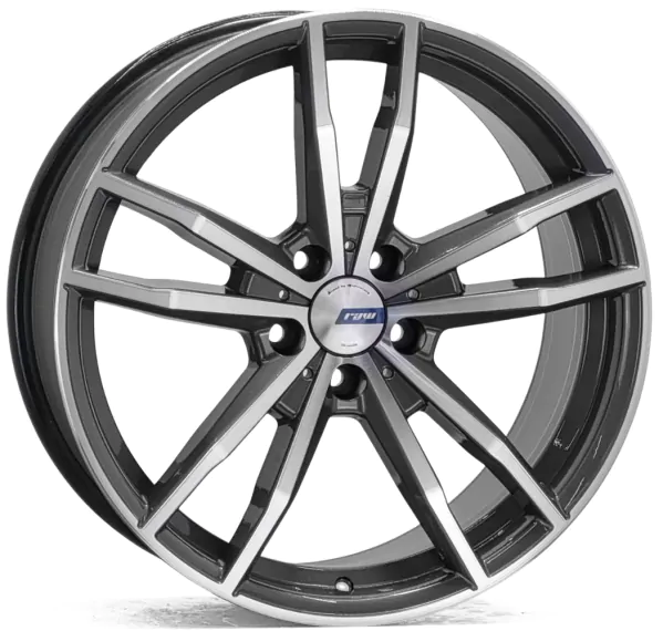 Jogo de Rodas BMW B29 Aro 19 / tala 8 e 9 / furação 5x112 e 5x120 Offset 27, 35, 40 e 42 Grafite Diamantado e Preto Diamantado