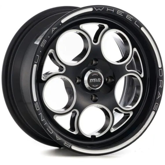Jogo de Rodas KR WELD MAGNUM RACING Aro 15 / tala 4 / furação 4x100 e 5x114 Offset -10 Preto