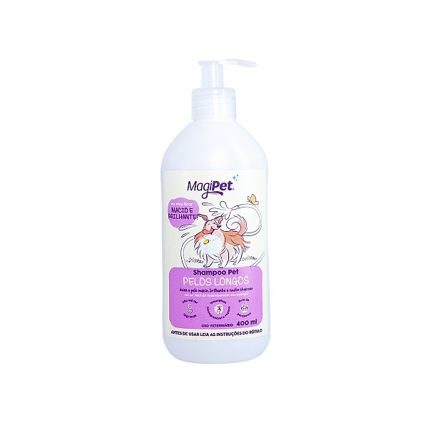 Shampoo para cachorro pelos longos Magipet 400ML