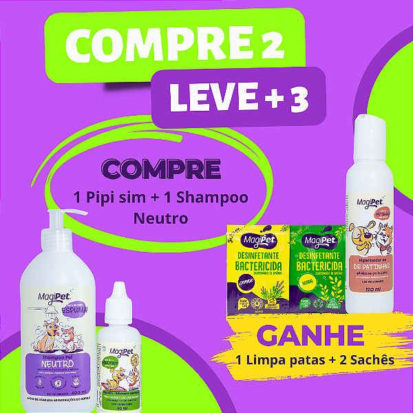 PIPI SIM 30ML + SHAMPOO NEUTRO 500ML