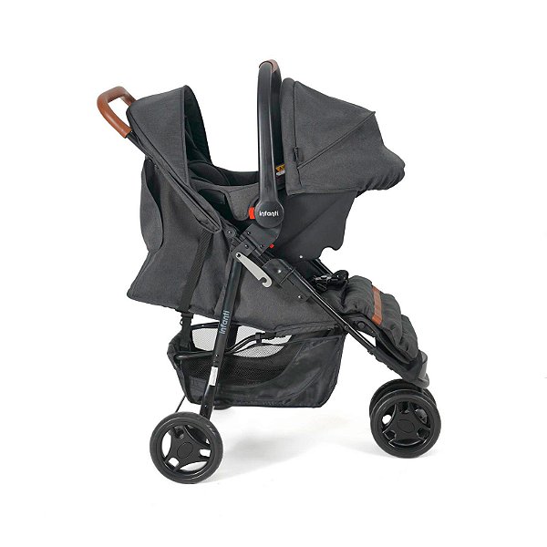 Carrinho e Bebê Conforto Breeze Travel System TS DUO Infanti Preto