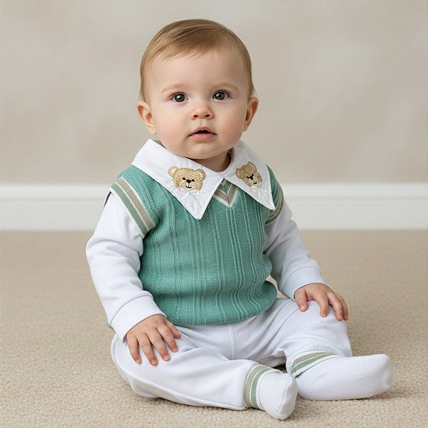 Pagão Suéter com Body Gola Bordada