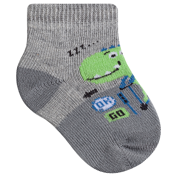 Meia Simples Bebê Estampada Masculino