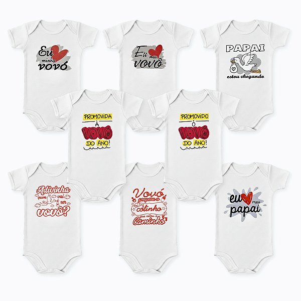 Body Temático Revelação Gravidez