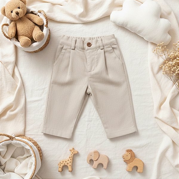 Calça Linho Bebê Menino