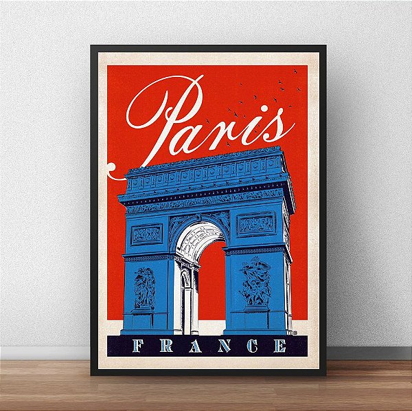 Placa Decorativa Paris