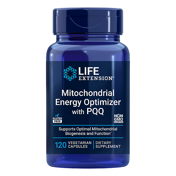 Otimizador de Energia Mitocondrial com PQQ 120 Cápsulas Life Extension
