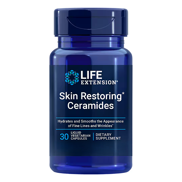 Skin Restoring Ceramides 30 Cápsulas Life Extension